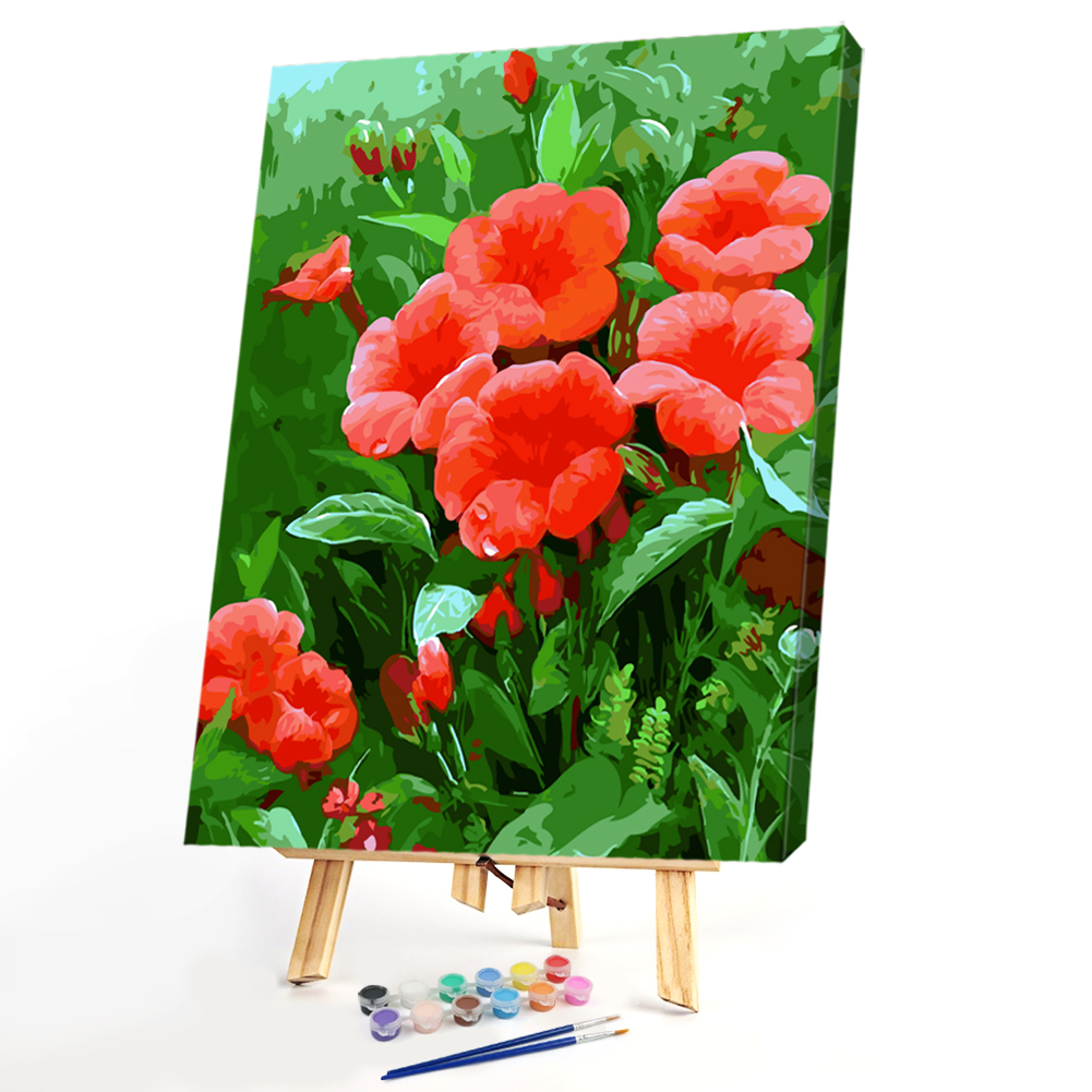 

40*50CM Paint By Numbers-Leaves Flower, 501 Original