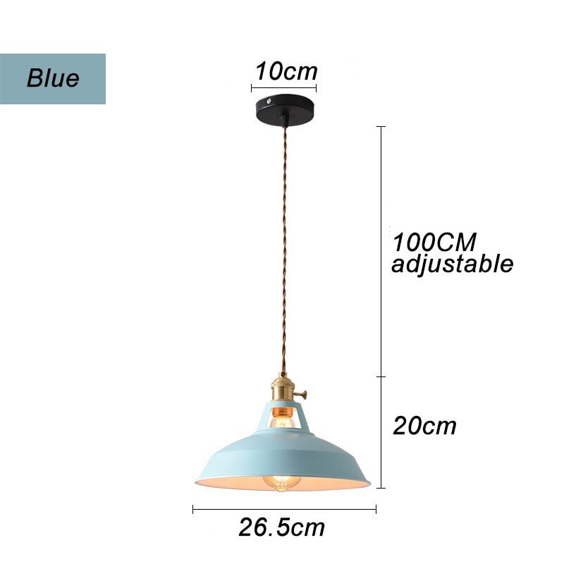 Iron Lampshade Led Black White Pendant Lights Lighting Coffee Table Bar Ceiling Lamp Kitchen Simple Decoration Indoor Chandelier