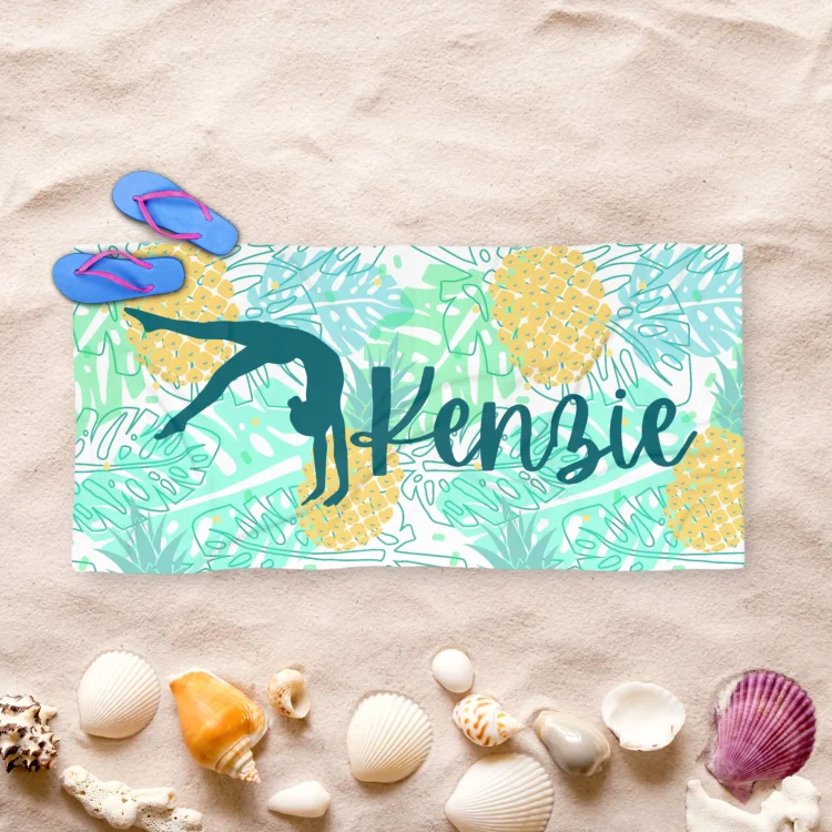 Personalized Gymnastics Beach Towel For Summer&Beach|DYTowel334