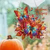Autumn Color Butterfly 2D Flat DIY Diamond Painting Pendant
