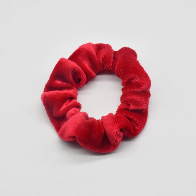 Retro Velvet Small Circle Sweet Color Hair Rope Korean Velvet High Elastic Simple Cute Small Intestinal Circle