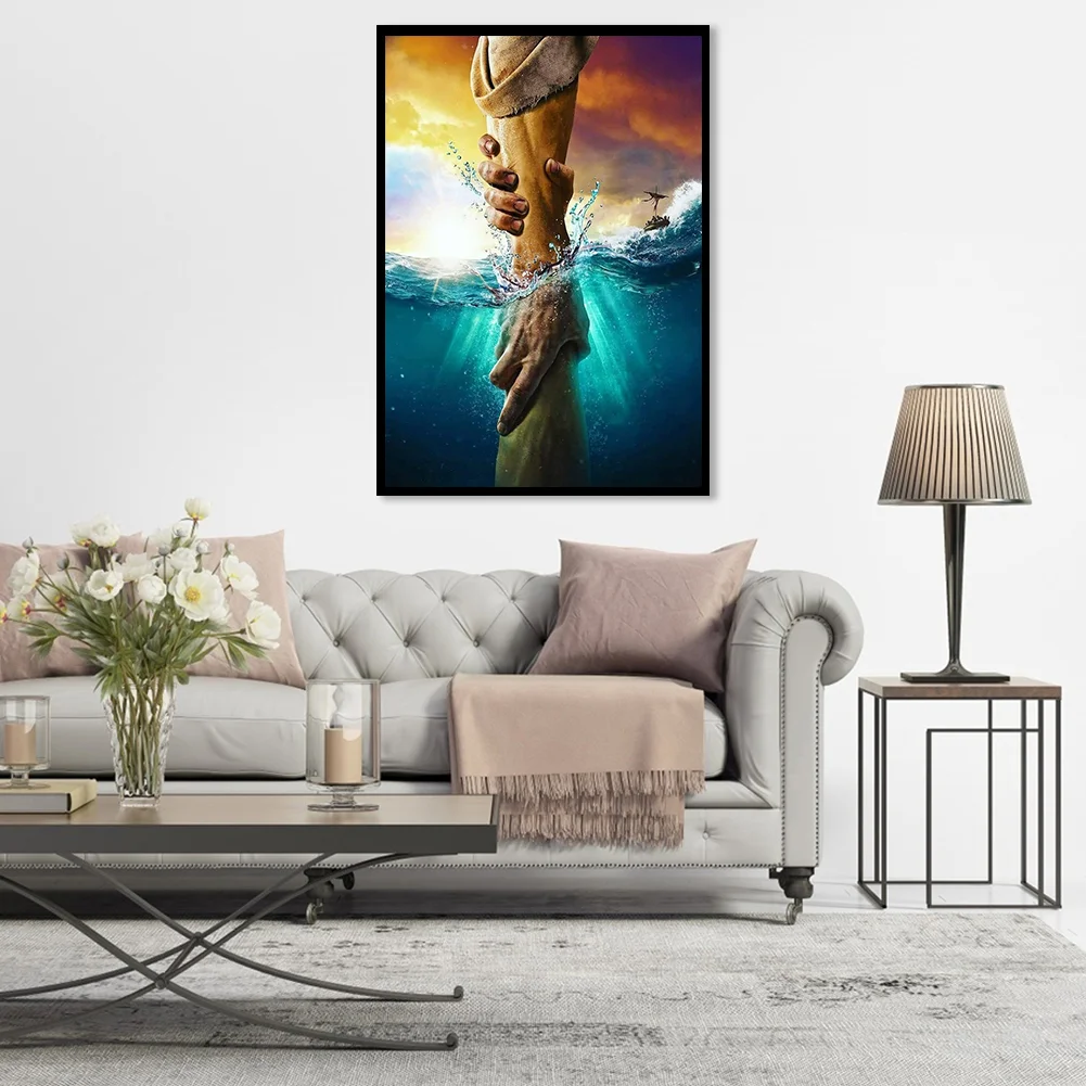 Diamond Painting - Full Round Drill - Helping Hand(30*40cm)