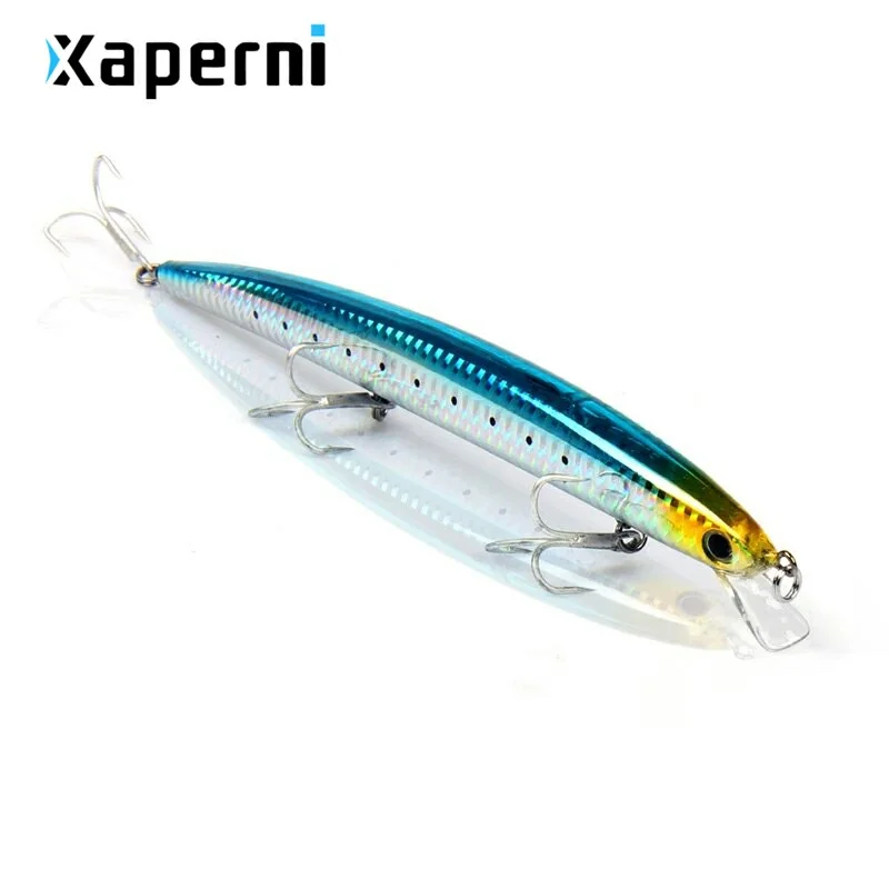 140mm/16g,5pcs/.lot. Color send randomly! 2017 good fishing lures minnow,quality Xaperni professional minnow