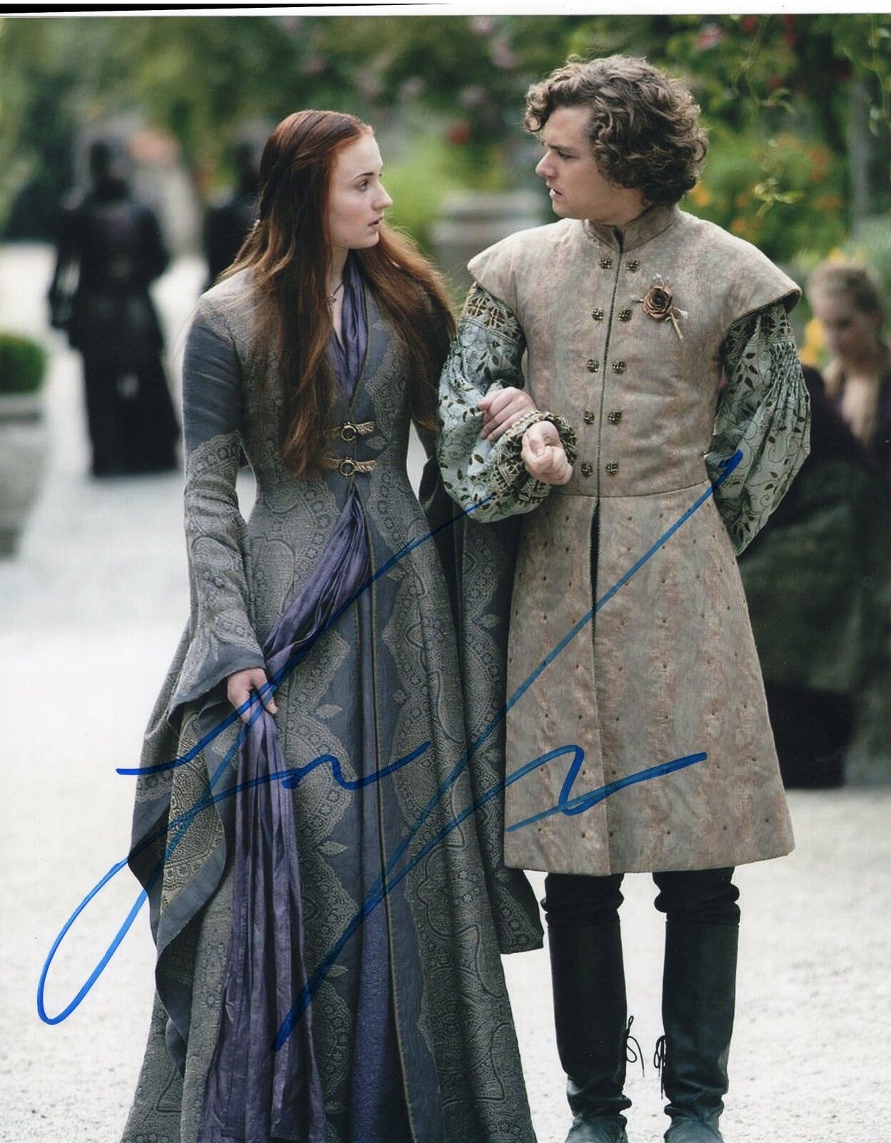 Finn Jones Game of Thrones Loras Tyrell Signed 8x10 Photo Poster painting w/COA