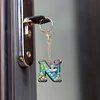 (US Only)PET Double Sided Special Shaped Easter Alphabet DIY Diamond Painting Keychain