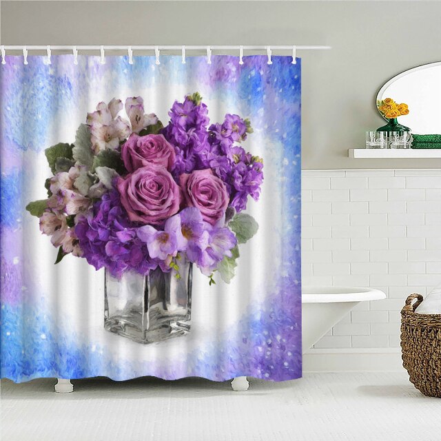 

Shower Curtain – Colorful Flowers-180*180cm, 501 Original