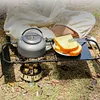 Mini Camping Table Adjustable Height Retractable Grid Table Folding Table(Table)