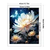 Butterfly Flowers - 11CT Stamped Cross Stitch 40*50cm