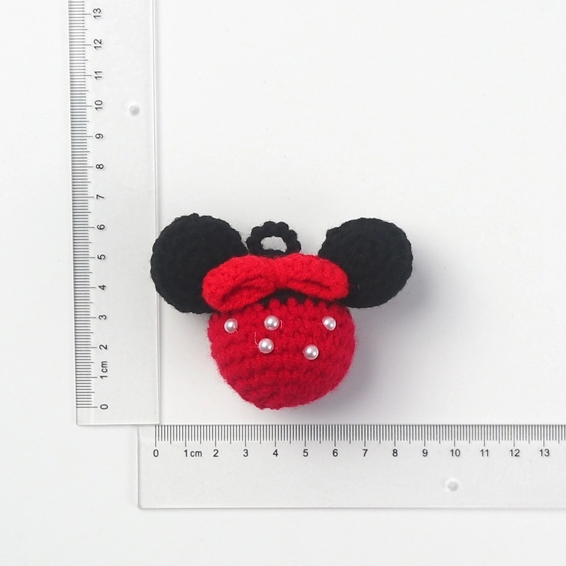 2 Pieces Cute Sunflower Santa Claus Yarn Women’s Bag Pendant Keychain