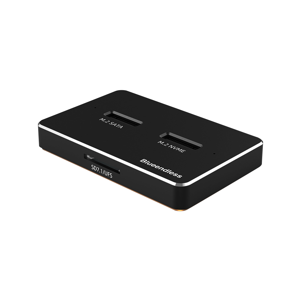 

USB3.1 M.2 SATA NVMe SSD Enclosure Box Aluminum Hard Drive Disk Case, Eu, 501 Original