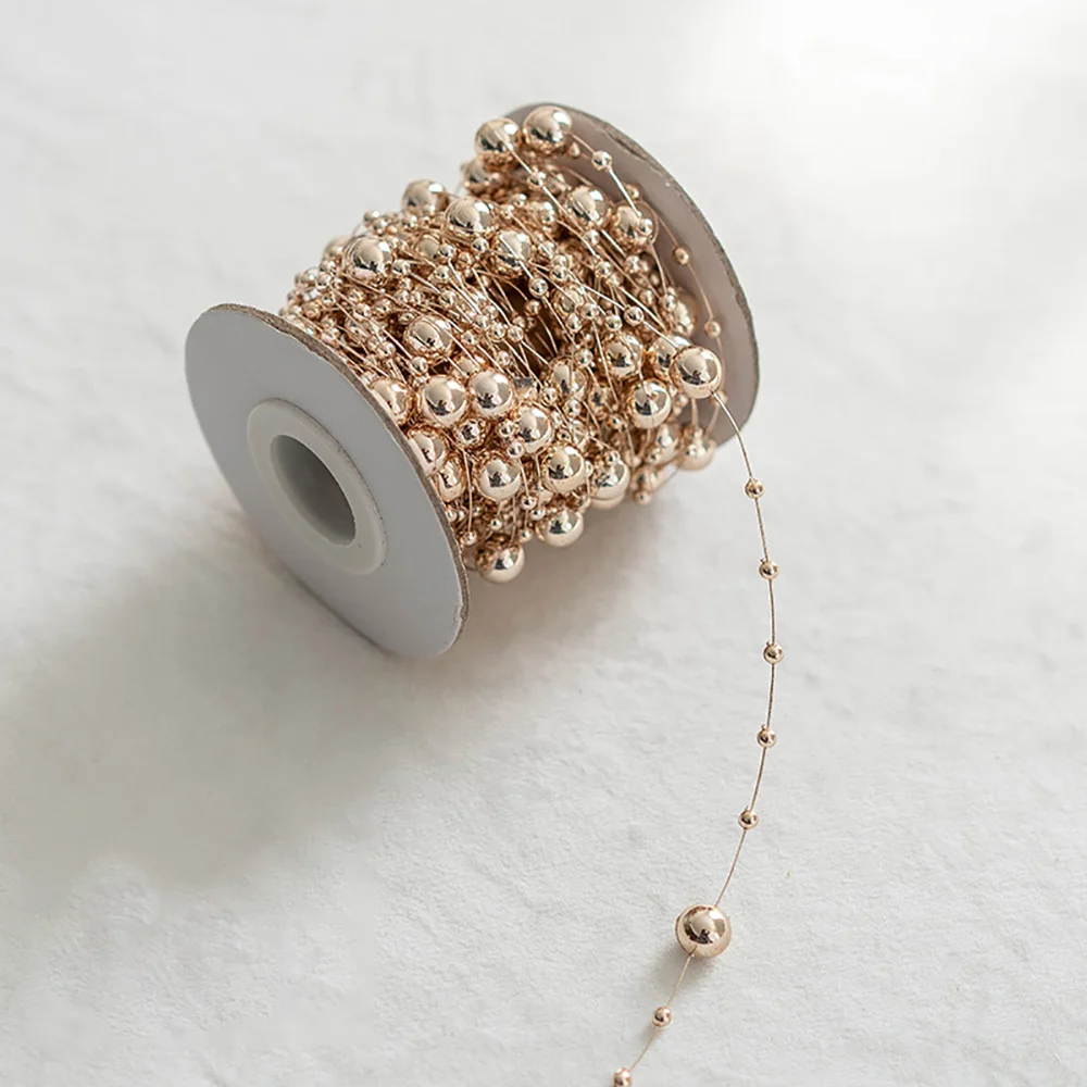 Christmas gypsophila pearl festive decoration bead string DIY accessories