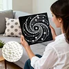 DIY Pearl Painting Vortex for Home Wall Decor with Frame(30*30cm)