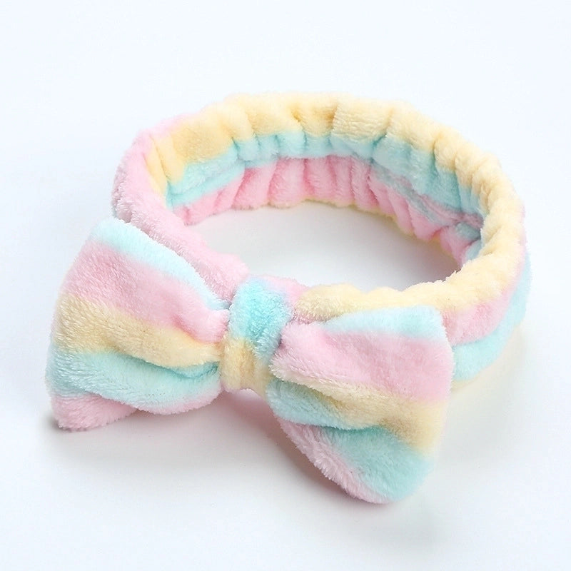 Casual Cute Unisex Bow Knot Leopard Spa Headband