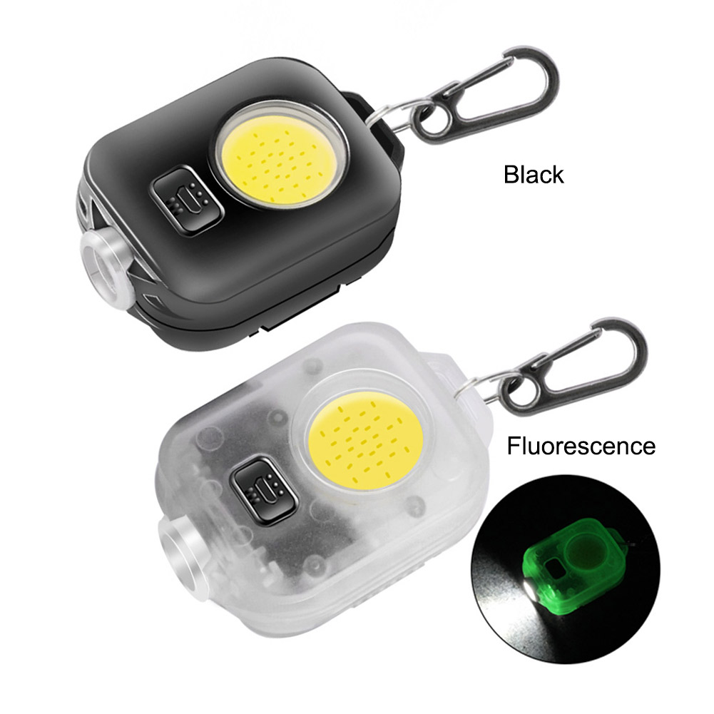 

Emergency Working Lights Keychains Waterproof COB LED Flashlight Torch, Black, 501 Original