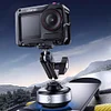 Car Suction Cup Suitable For DJI Pocket3/Action5pro/4 Shooting Fixed Gopro Sports Camera Mobile Phone Bracket Base Accessories