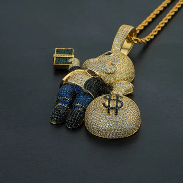 MoneyBoy Iced Pendant (24 inches)