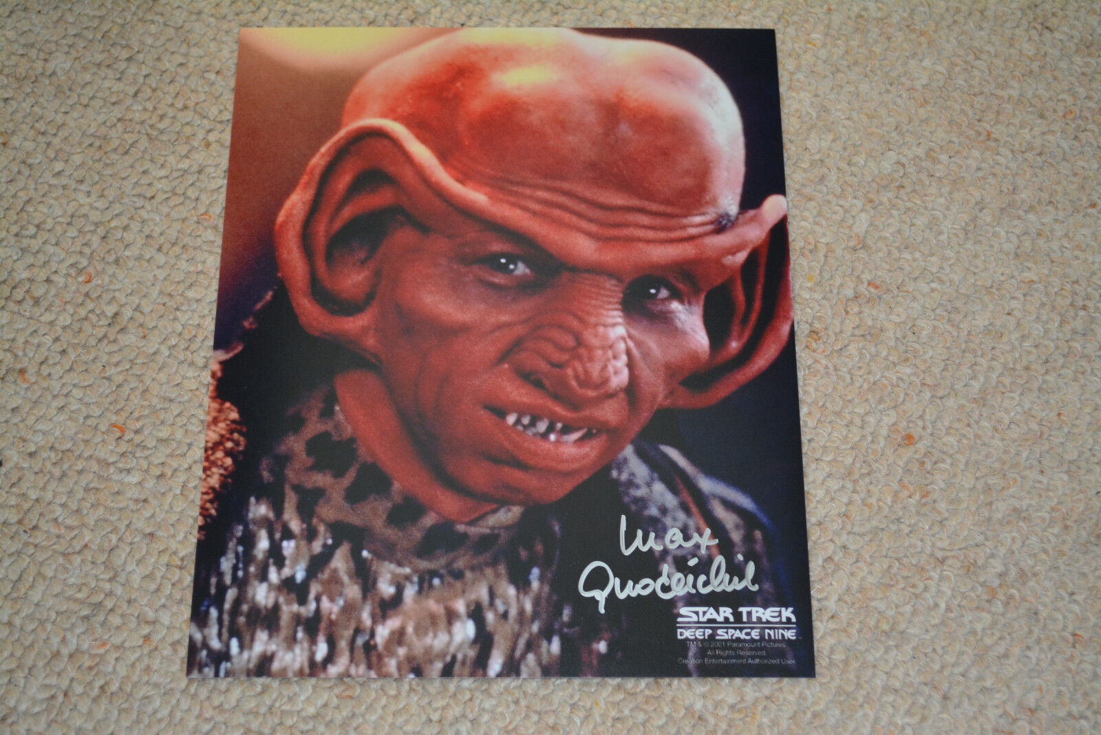 MAX GRODENCHIK signed autograph 8x10 20x25 cm In Person STAR TREK Rom