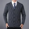Men's Thick Warm Cardigan Sweater
