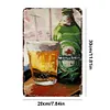 Heineken bi&egrave;re - Panneaux en &eacute;tain m&eacute;tallique(20*30cm/30*40cm) - Bi&egrave;re