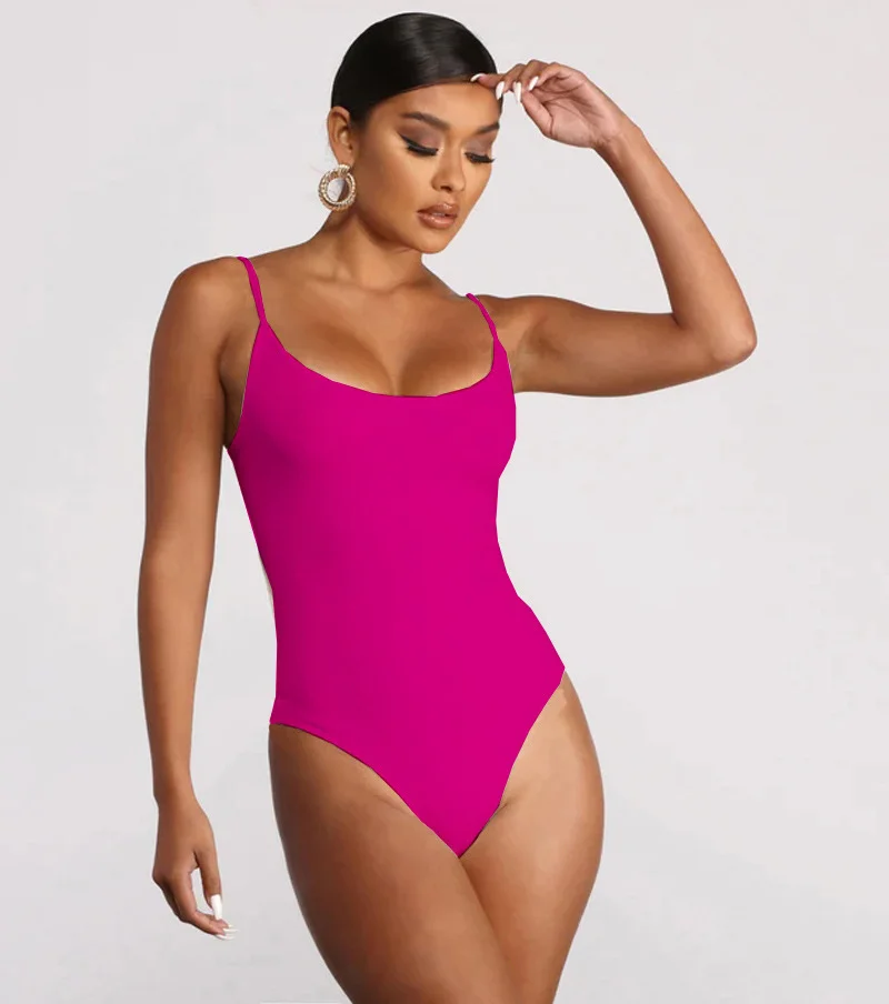 Nigikala Nigikala Vest Female Sling Striped Back Tethered Large-Size Sexy Solid Color Triangle泳suit Bikini