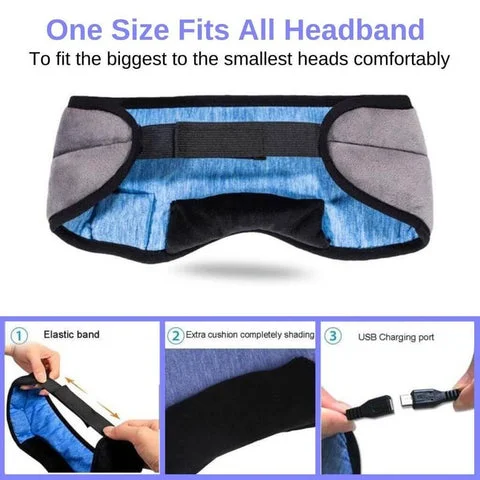 Sleeping Mask with Headphones