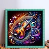 Elegant Violin-11CT Stamped Cross Stitch 40*40cm