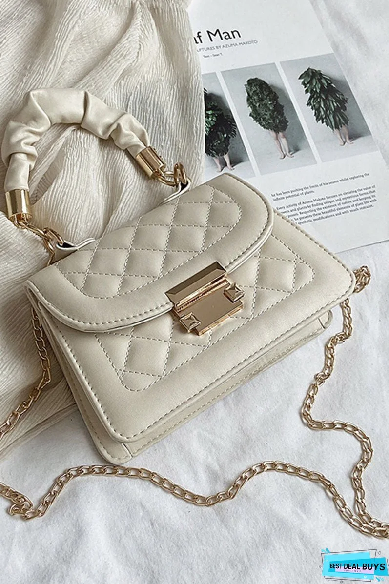 Fashion Casual Solid Patchwork Metal Accessories Decoration Chains Bags