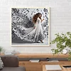 Dress Girl-Full Round Diamond Painting(40x40cm)