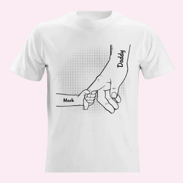 🔥Hot Sale🔥Hand In Hand-Personalized Custom T Shirt