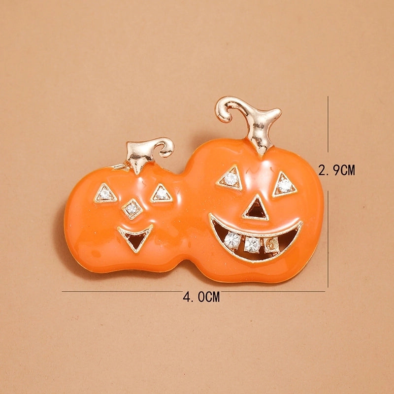 Fashion Pin Pumpkin Alloy Stoving Varnish No Inlaid Women’S Brooches