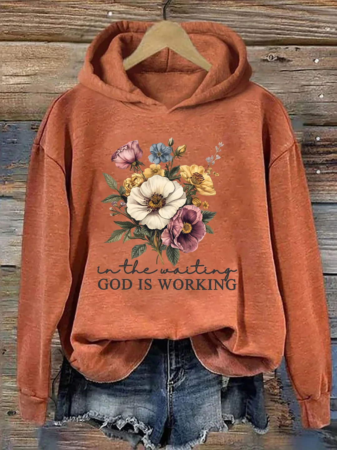 In The Waiting God Is Working Hoodie