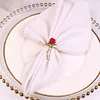 Red Rose Event Catering Napkin Ring