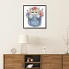 Diamond Painting-DIY Crystal Rhinestone Cat in the Pocket