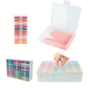 2-in-1 Diamond Art Storage Containers & Line-Up Tray, Upgrade Convex Point Bottom Design for Efficient Crafting