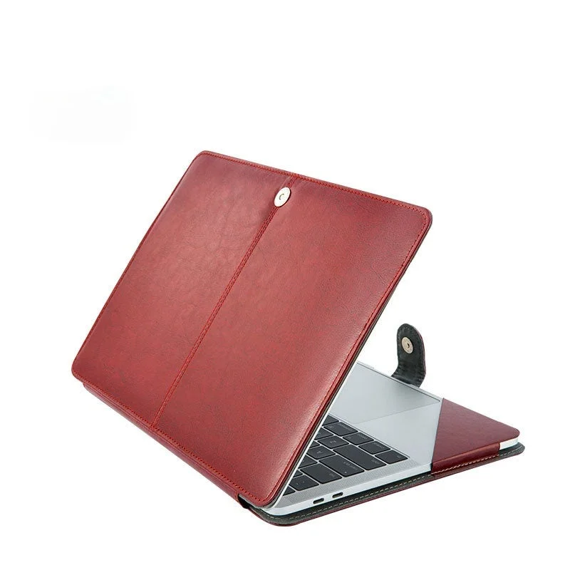 Luxury PU Leather MacBook Case