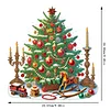 (US Local)Acrylic Xmas Tree DIY Table Top Diamond Painting Ornament Kits