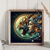 Diamond Painting-DIY Full Round Drill Beauty and Tiger