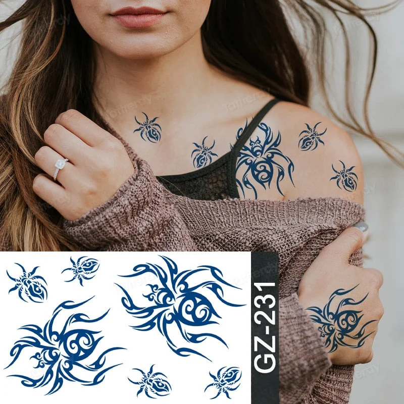 Anime Temporary Tattoo Fruit Ink Waterproof Natural Safety Lasting Juice DIY Body Art Tattoo Arm Sleeve Hand Paints Tattoo Fake