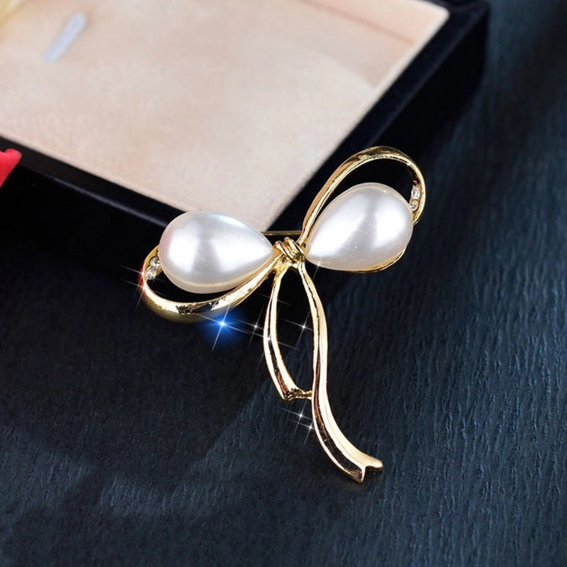 Small Brooch Bow Anti-slip Brooch High-grade Chest Sewn-free Shirt Anti-slip Buckle Pin