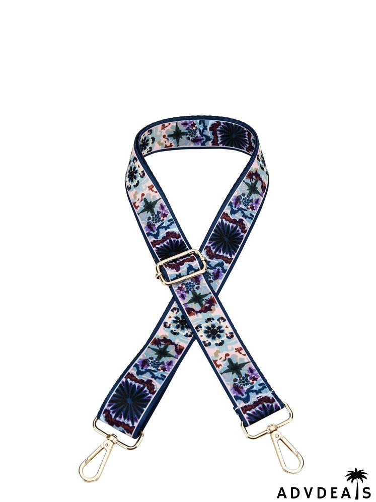 Floral Print Bag Strap