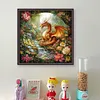 Dragon In Forest-14CT Stamped Cross Stitch 50*50cm/19.69*19.69in tapestrymarket