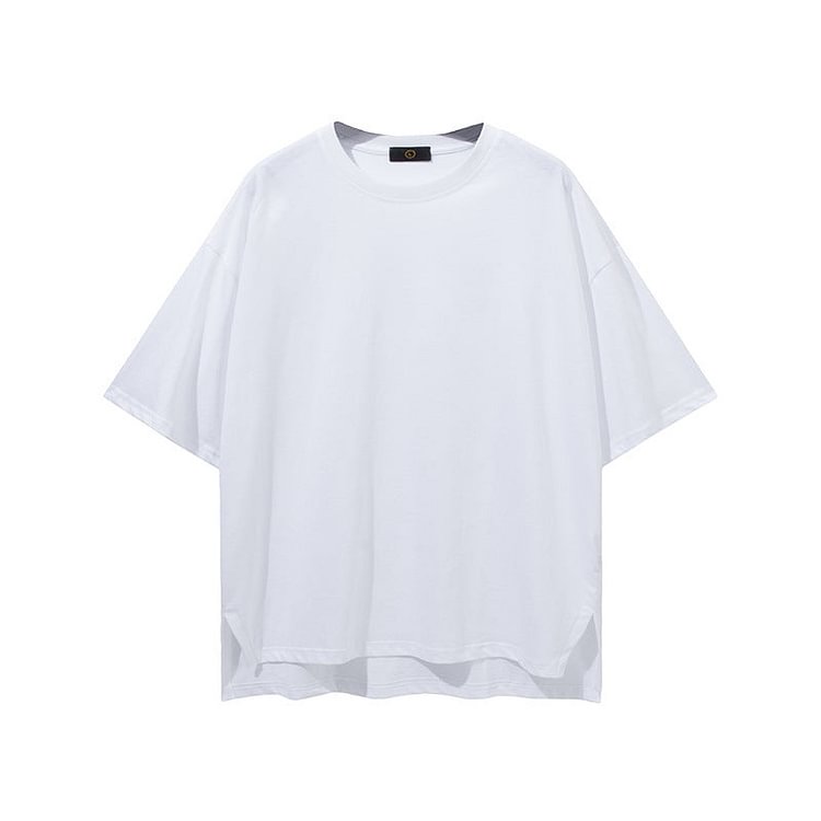 Men's Spring Summer Underwear plus Size Sports Loose Solid Color Short Sleeve T-shirt Men Men Top
