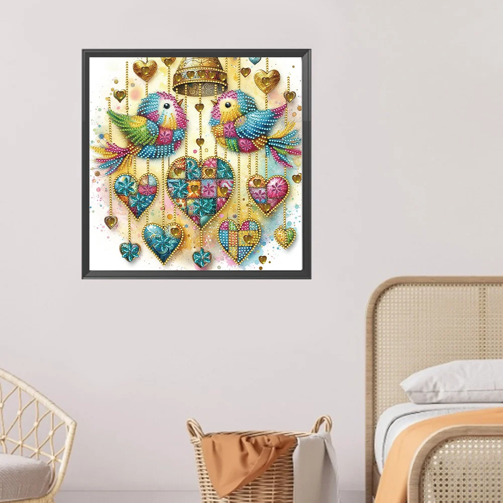 Diamond Painting - Partial Special Shaped Drill - Bird(Canvas|30*30cm)