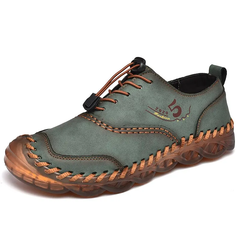 Hot Sale Men's Casual Shoes Handmade Leather Mens Loafers Classic Moccasins Breathable Non-slip Men's Sneakers Zapatillas Hombre
