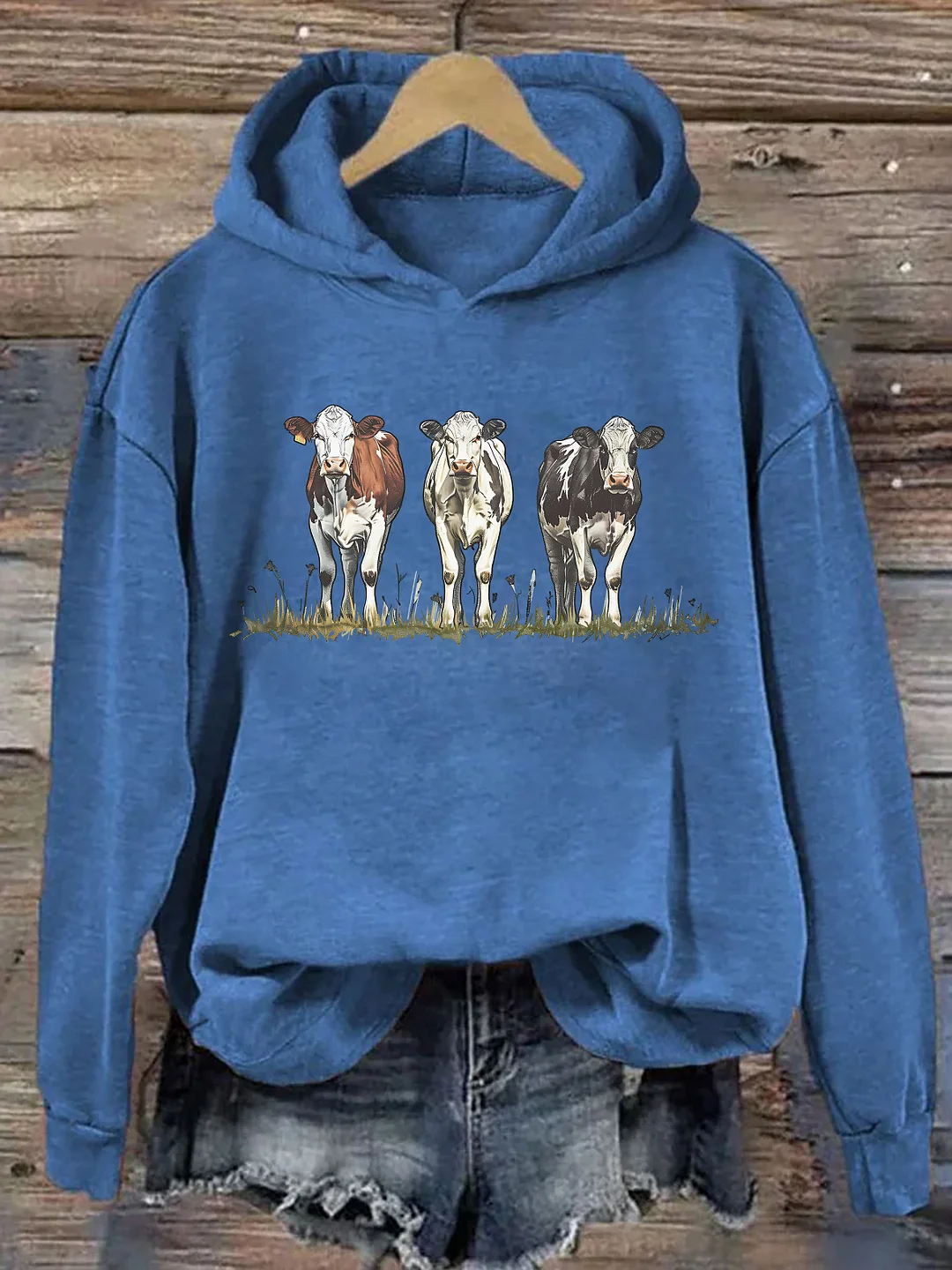 Western Cows Hoodie