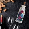 DIY Diamond Painting Wine Bags Diamond Art Liquor Bottle Covers Kit(Flowers)