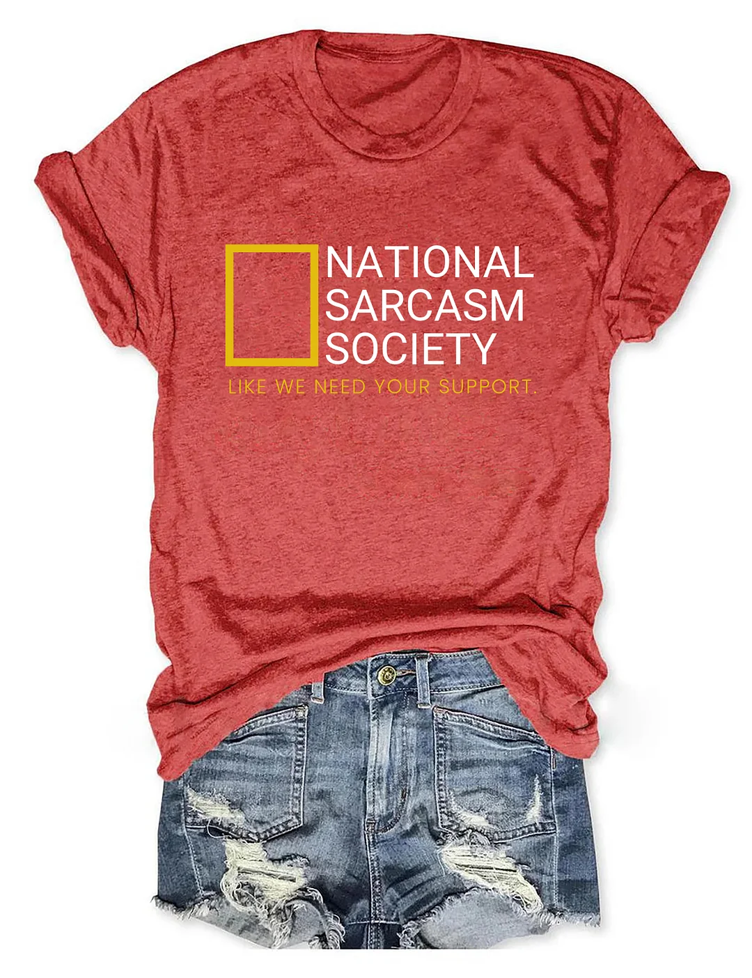 National Sarcasm Society Premium T-shirt