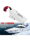 12-32V 1100GPH Submersible Pumps Automatic Control Bilge Pump Float Switch