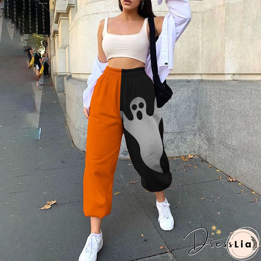 Halloween Print Sweatpants