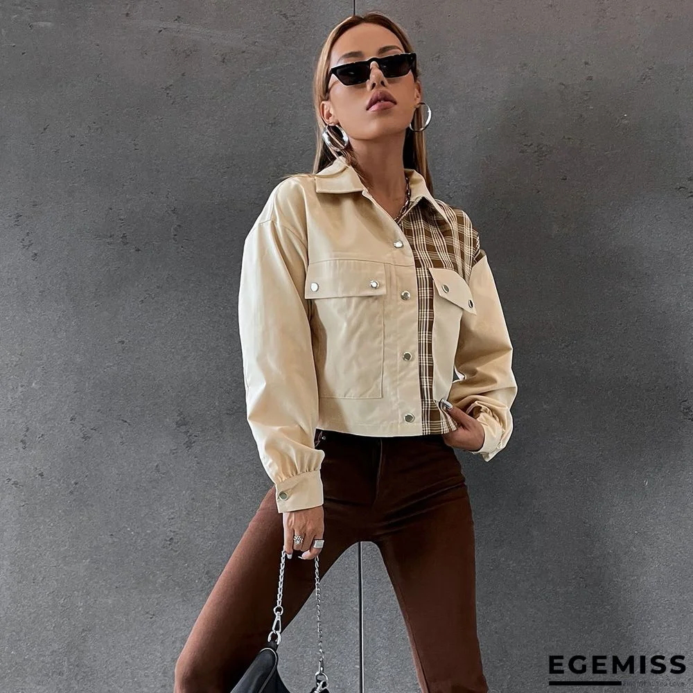 Casual Jacket Jacket Loose Casual Single-breasted Lapel Jacket Women | EGEMISS
